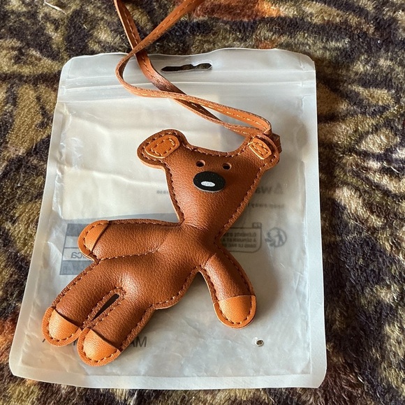 Accessories - ★ Cute Deer Faux Leather Bag Charm Keychain Purse Accessory Pendant